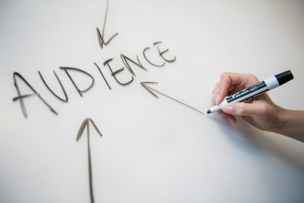 Content Marketing Texte planen und von Hand skizzieren