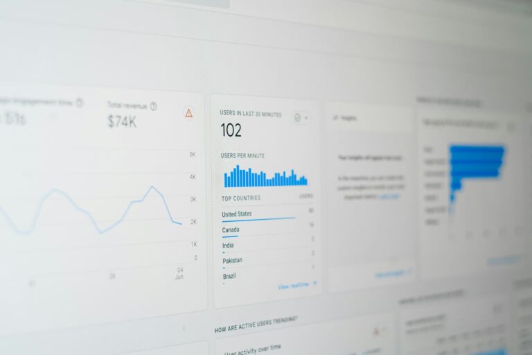 Backlinks analysieren: Bildschirm mit Daten und Diagrammen